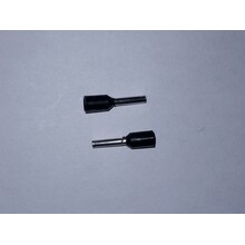 E0512 Wire end sleeves Diameter 0.5mm AWG 22 Black