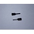 E0512 Wire end sleeves Diameter 0.5mm AWG 22 Black