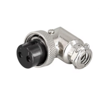 GX16-2 Connector Female 90 Graden