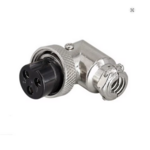 GX16-3 Connector Female 90 Graden