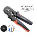 HSC8 6-6A Crimping tool for wire end ferrules 6-sided
