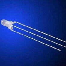 3mm Ronde Bi-Color Led Wit Diffuus Common Kathode Rood/Emerald Groen