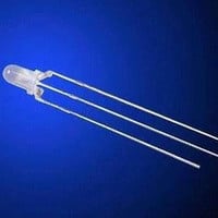 3mm Round Bi-Color LED White Diffuse Common Cathode Red/Emerald Green