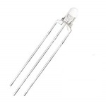 3mm Round LED Bright Bi-Color Red/Emerald Green Common Cathode