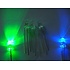 3mm Ronde Led Helder Bi-Color Blauw/Emerald Groen Common Kathode
