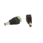 DC Power Plug Male Green 2.1 x 5.5mm