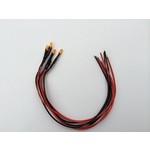 3mm Pre Wired Led Colored Diffused Orange