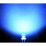 3mm Flat top Led Helder Blauw