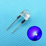 8mm Straw Hat Led Helder Blauw