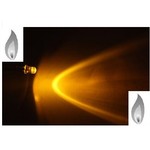 3mm Round Led Clear Yellow Candlelight