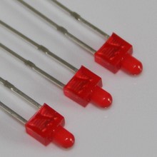 2mm Round Led Colored Diffused Red