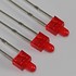 2mm Round Led Colored Diffused Red