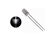 3mm Ronde Led Helder Knipper (Flash) Koud Wit