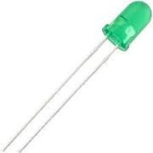 3mm Ronde Led Diffuus Knipper (flash) Groen