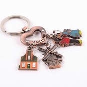 Matix Sleutelhanger met 3 Holland bedels