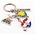 Matix Sleutelhanger met 4 Holland bedels