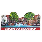 Typisch Hollands Magnet 2D Compilation Bridge Amsterdam