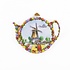 Typisch Hollands Tea bag - Saucer - Tulips - Mill