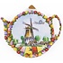 Typisch Hollands Tea bag - Saucer - Tulips - Mill