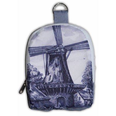 TTD Gifts Nylon Bag - Foldable - Delft Blue