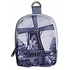 Typisch Hollands Nylon Tas - Opvouwbaar -Delfts blauw