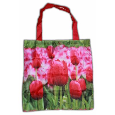 Typisch Hollands Nylon Tas - Opvouwbaar - Tulpen