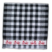 Typisch Hollands Geschirrtuch Radfahren