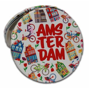 Typisch Hollands Spiegelbox rund - Amsterdam
