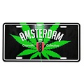 Typisch Hollands Amsterdam Kentekenplaat Cannabis