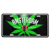 Typisch Hollands Amsterdam Kentekenplaat Cannabis