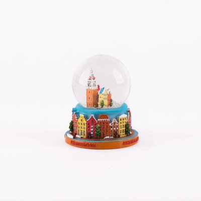 Typisch Hollands Snow shaker globe - Amsterdam 7 cm