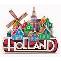 Typisch Hollands Magnet Holland - Dorfansicht