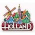 Typisch Hollands Magnet Holland - Dorfansicht