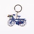 Typisch Hollands Keychain - Bicycle with Tulips - Blue