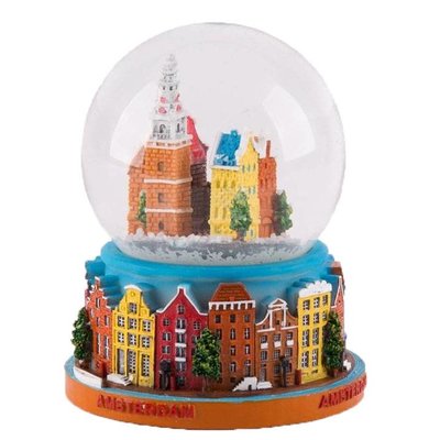 Matix Sneeuwschudbol - Amsterdam 10 cm