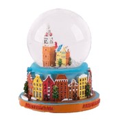 Typisch Hollands Snow shaker globe - Amsterdam 7 cm