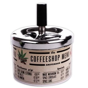 TTD Gifts Druk en Draaiasbak - Amsterdam Coffeeshop
