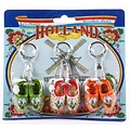 Typisch Hollands Wooden shoe keychains Discount card