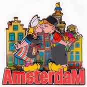Matix Magnet - Kissing couple in Amsterdam