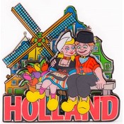 Typisch Hollands Magnet Volendam Paar