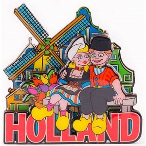 Typisch Hollands Magnet Volendam couple