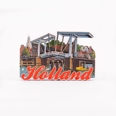 Typisch Hollands Magneet - Haarlem - Ophaalbrug