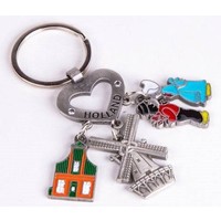 Typisch Hollands Schlüsselbund mit Charms