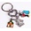 Typisch Hollands Keychain with charms