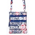 Robin Ruth Fashion Neck bag - Passport bag - Amsterdam Flowers