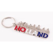 Typisch Hollands Sleutelhanger Holland zilver