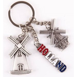 Typisch Hollands Keychain windmills Holland