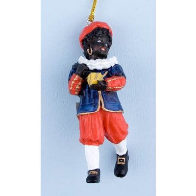 Typisch Hollands Piet met cadeau in de hand