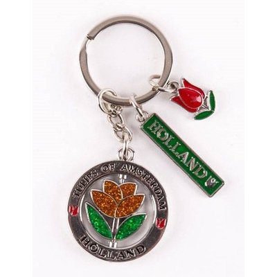 Matix Keychain spinning Tulip