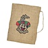 Typisch Hollands Jute bag Black Piet 30 x 40 cm